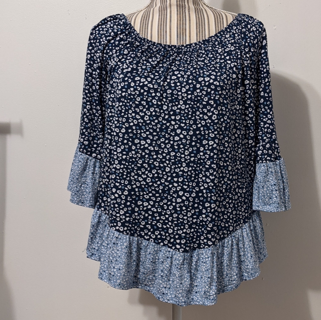 Two Pattern Top Nwt